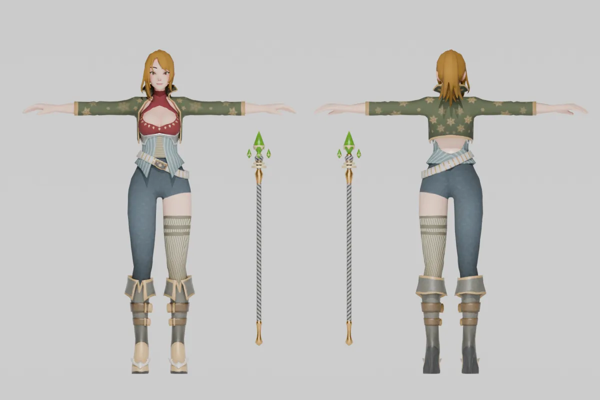 3D Karakter - Keyna