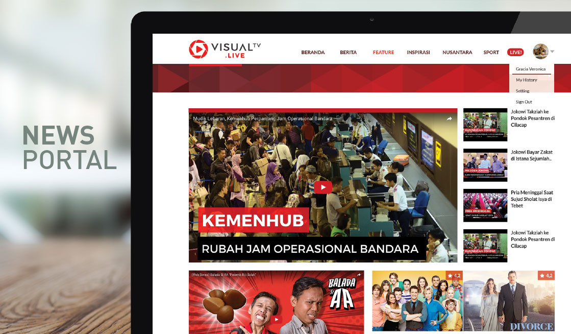 News Portal Visualtv.live